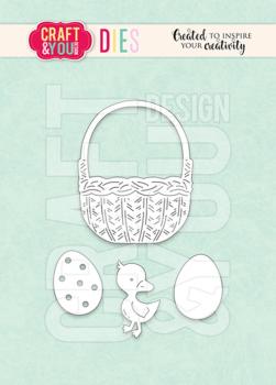 Craft & You Design - Stanzschablone "Easter Basket" Dies