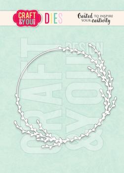 Craft & You Design - Stanzschablone "Catkins Wreath" Dies