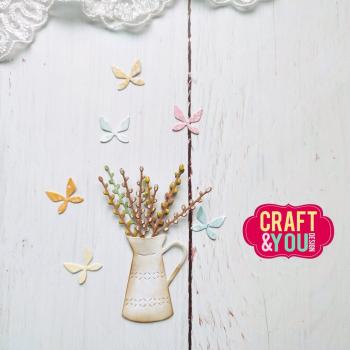 Craft & You Design - Stanzschablone "Spring Jug" Dies