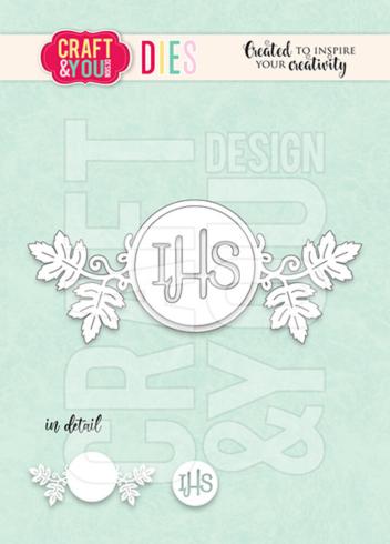Craft & You Design - Stanzschablone "IHS and Vine Branches" Dies