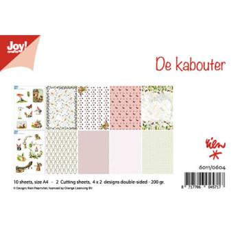 Joy!Crafts - Designpapier "Rien Poortvliet Gnom" Paper Pack A4 - 10 Bogen