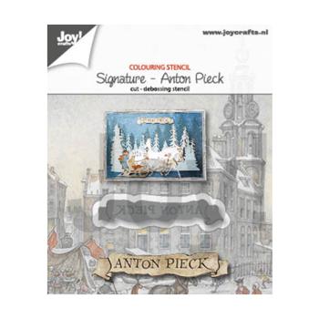 Joy!Crafts - Präge - und Stanzschablone "Signature - Anton Pieck" Dies