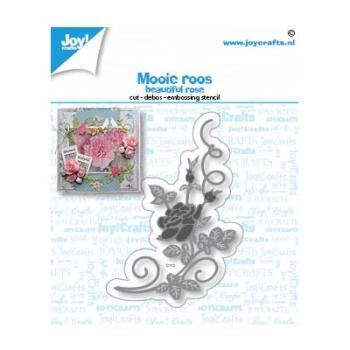 Joy!Crafts - Präge - und Stanzschablone "Schöne Rosen - Mooie roos" Dies