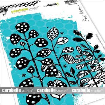 Carabelle Studio - Gummistempel "Flower Field" Cling Stamp
