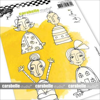 Carabelle Studio - Gummistempelset "Head And Shoulders" Cling Stamp