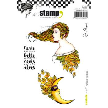 Carabelle Studio - Gummistempelset "Crois en Tes Reves" Cling Stamp