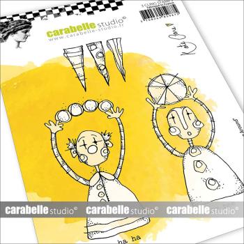 Carabelle Studio - Gummistempelset "Clowning Around" Cling Stamp