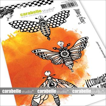 Carabelle Studio - Gummistempelset "Butterfly Illuminate the world" Cling Stamp