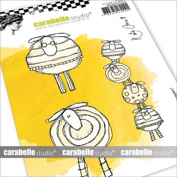 Carabelle Studio - Gummistempelset "Jumpers" Cling Stamp