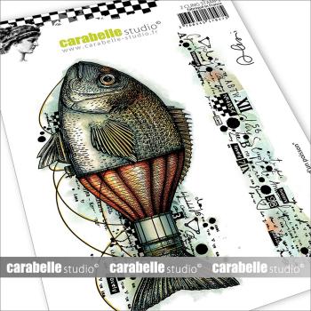 Carabelle Studio - Gummistempelset "L’espoir d’un poisson" Cling Stamp