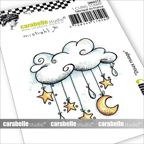 Carabelle Studio - Gummistempel "Doux nuage" Cling Stamp