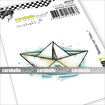 Carabelle Studio - Gummistempel "Bateau sur l’eau" Cling Stamp