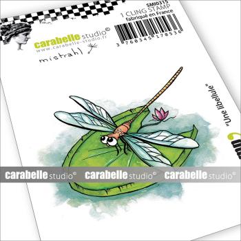 Carabelle Studio - Gummistempel "Une libellule" Cling Stamp
