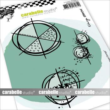 Carabelle Studio - Gummistempel "Chromatique Grunge" Cling Stamp