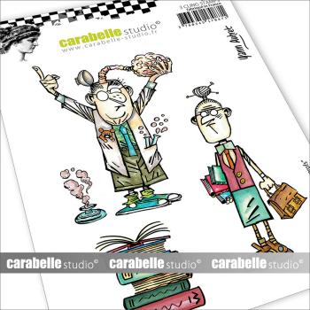 Carabelle Studio - Gummistempelset "Vive les profs" Cling Stamp