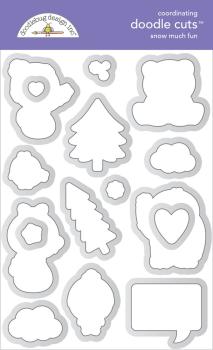 Doodlebug Design - Stanzschablone "Snow Much Fun" Doodle Cuts