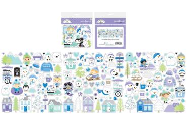 Doodlebug Design - Stanzteile "Snow Much Fun" Odds & Ends