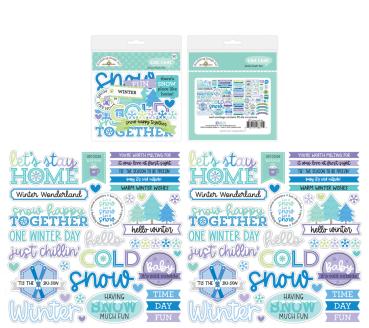 Doodlebug Design - Stanzteile "Snow Much Fun" Chit Chat