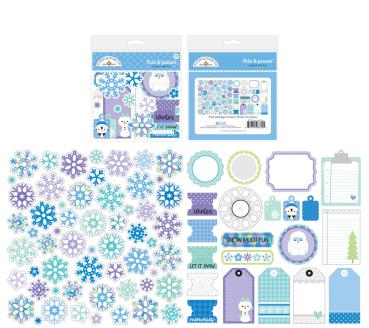 Doodlebug Design - Stanzteile "Snow Much Fun" Bits & Pieces