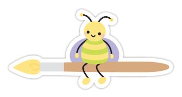 Doodlebug Design - Aufkleber "Doodlebug" Doodle Sticker