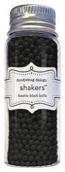 Doodlebug Design - Schüttelelemente "Beetle Black" Balls Shakers