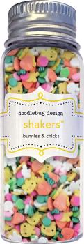 Doodlebug Design - Schüttelelemente "Bunnies & Chicks" Shakers