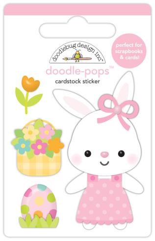 Doodlebug Design - Sticker "Honey Bunny" Doodle-Pops 