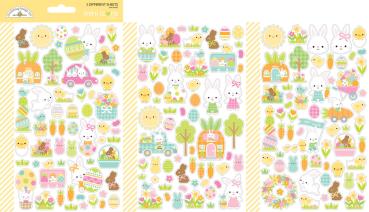 Doodlebug Design - Aufkleber "Bunny Hop" Mini Icons Sticker