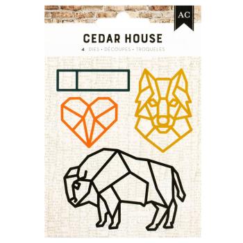 American Crafts - Stanzschablone "Cedar House" Dies