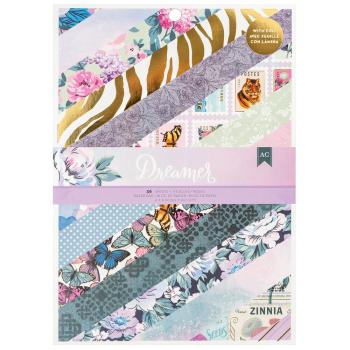 American Crafts - Designpapier "Dreamer" Paper Pack 6x8 Inch - 36 Bogen