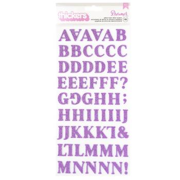 American Crafts - Aufkleber "Dreamer" Glitter Foam Letter Sticker