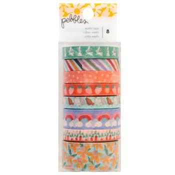American Crafts - Decorative Tape "Pebbles Sunny Bloom" Washi Tape