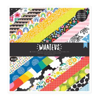 American Crafts - Designpapier "Whatevs" Paper Pack 12x12 Inch - 24 Bogen