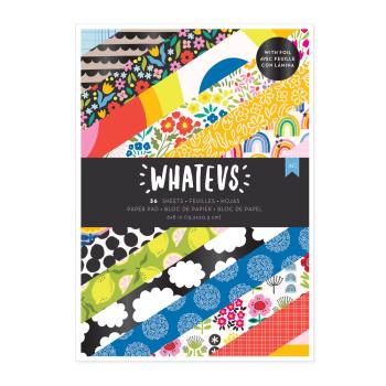 American Crafts - Designpapier "Whatevs" Paper Pack 6x8 Inch - 36 Bogen