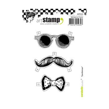 Carabelle Studio - Gummistempelset "Gentleman" Cling Stamp Art