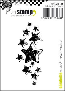 Carabelle Studio - Gummistempel "Pluie D'Etoiles" Cling Stamp Art
