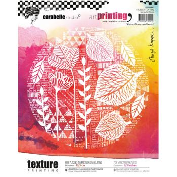 Carabelle Studio - Druckplatte "Abstract Flowers And Leaves" Art Printing