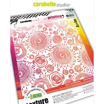 Carabelle Studio - Druckplatte "Viereck S mit Stempeln" Art Printing