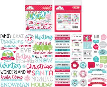 Doodlebug Design - Stanzteile "Let It Snow" Chit Chat