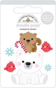 Doodlebug Design - Sticker "Polar Pals" Doodle-Pops 