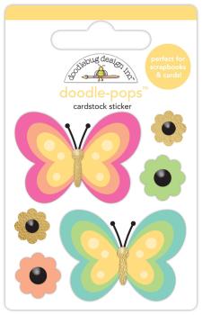 Doodlebug Design - Sticker "Fancy Flutters" Doodle-Pops 