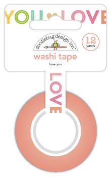 Doodlebug Design - Washi Tape "Love You" 