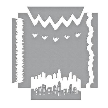 Spellbinders - Schablone "Background Scapes" Stencil