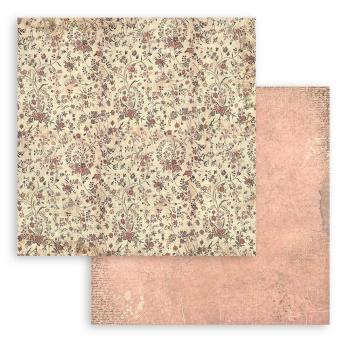 Stamperia - Designpapier "Brocante Antiques Backgrounds" Paper Pack 8x8 Inch - 10 Bogen