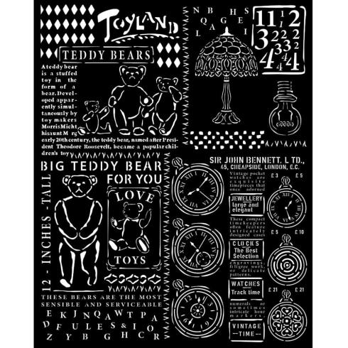 Stamperia - Schablone 20x25cm "Teddy Bear" Stencil