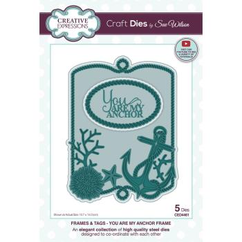 Creative Expressions - Stanzschablone "You Are My Anchor" Craft Dies Design by Sue Wilson