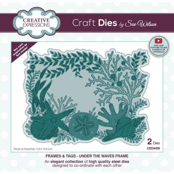 Creative Expressions - Stanzschablone "Under The Waves" Craft Dies Design by Sue Wilson