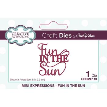 Creative Expressions - Stanzschablone "Fun In The Sun" Expressions Duos Dies Mini Design by Sue Wilson