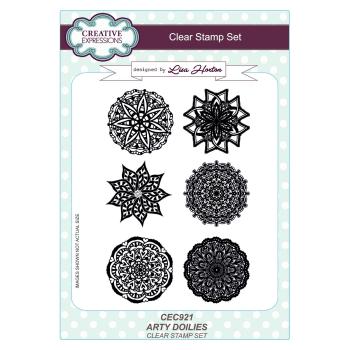 Creative Expressions - Stempelset A5 "Arty Doilies " Clear Stamps