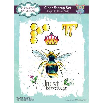 Creative Expressions - Stempelset "Queen bee" Clear Stamps 6x8 Inch Design by Bonnita Moaby